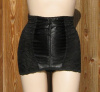 Vintage 70s Subtract Black Lace Panty Girdle sz 28-M